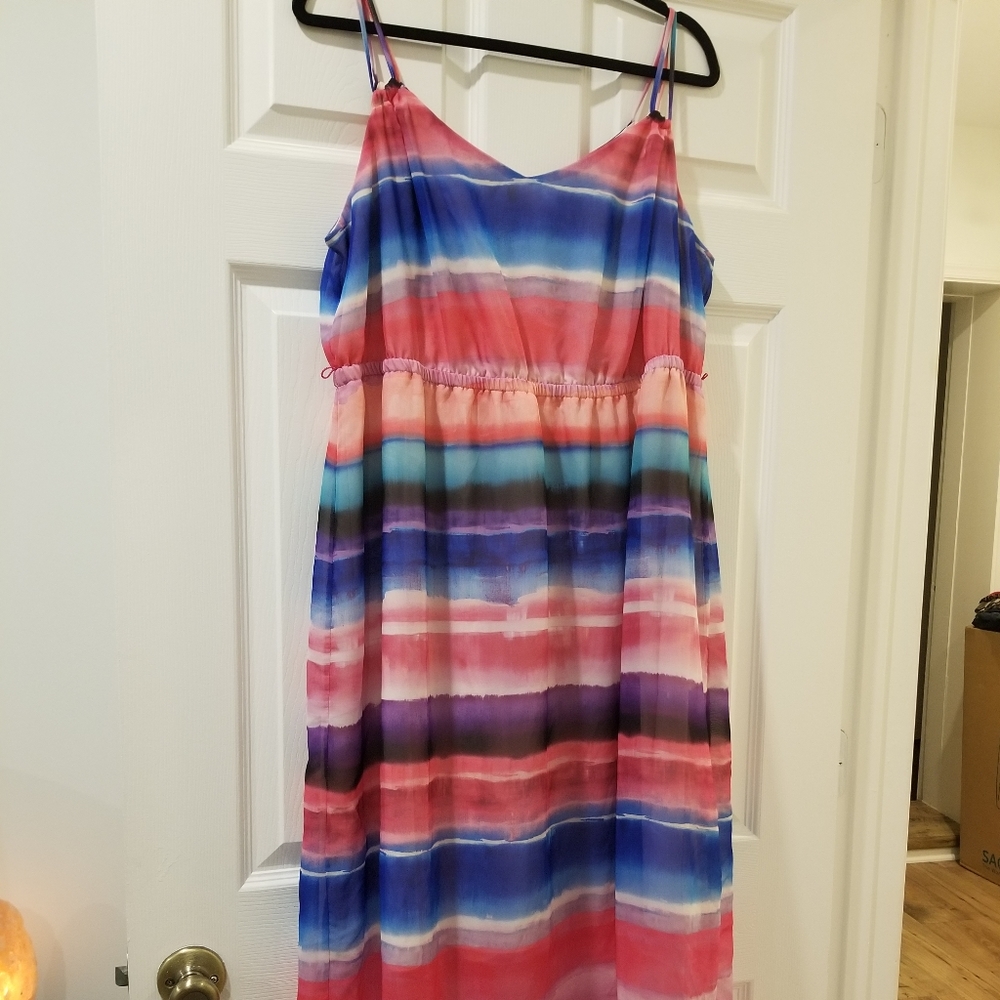 LB Multi Colored Maxi Dress